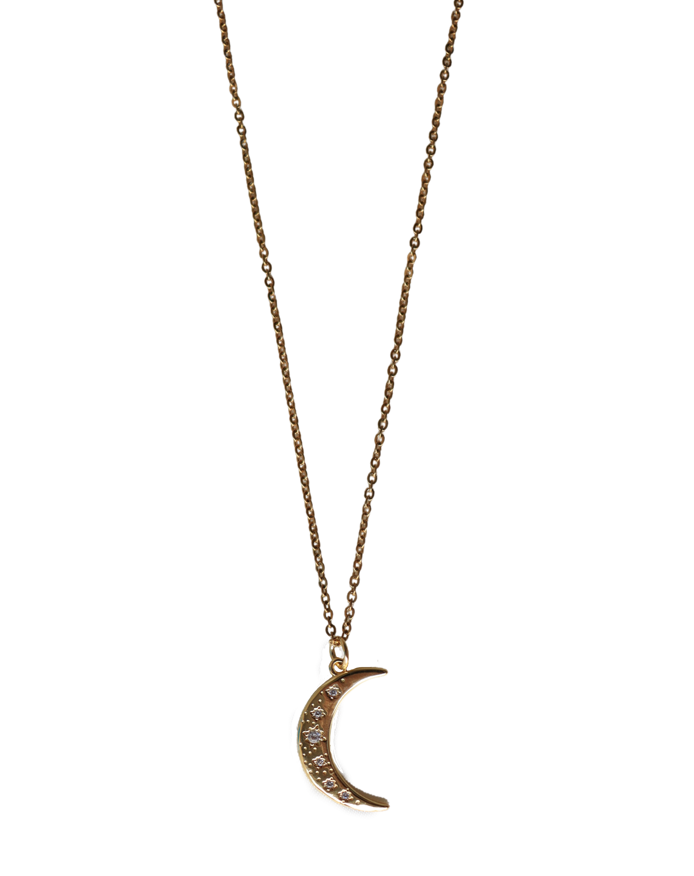 COLLAR LUNA GRABADA