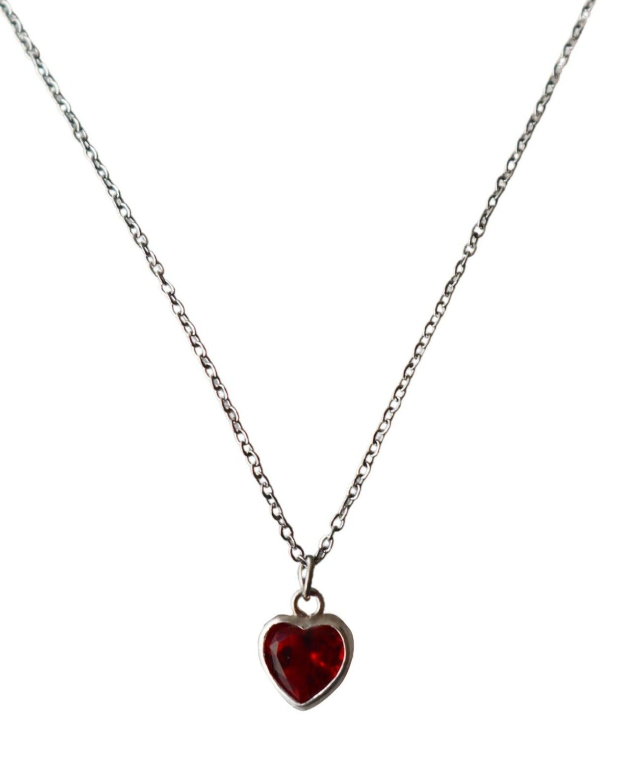 COLLAR SPECIAL PLATA ROJO