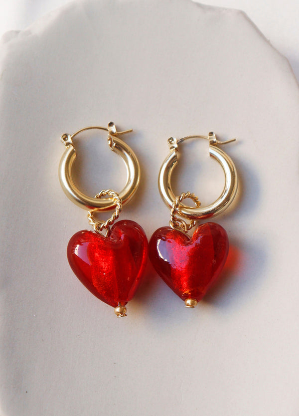 ARETES HEART RED