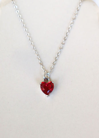 COLLAR DIVINE HEART ROSA