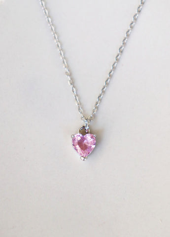 COLLAR DIVINE HEART ROSA