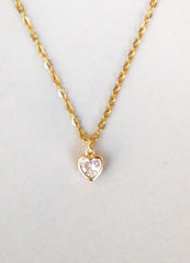 COLLAR GOLDEN HEART