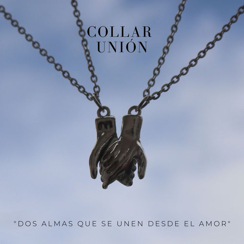 COLLAR UNIÓN PLATA DOBLE