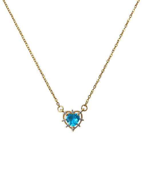 COLLAR DIVINE HEART AZUL