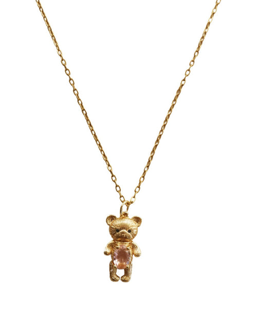 COLLAR TEDDY BEAR ROSA