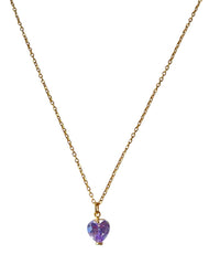 Collar Shine Heart Lavanda