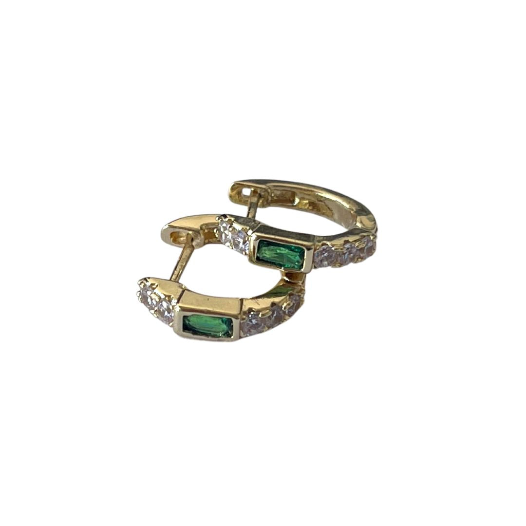 ARRACADAS RECTANGLE VERDE
