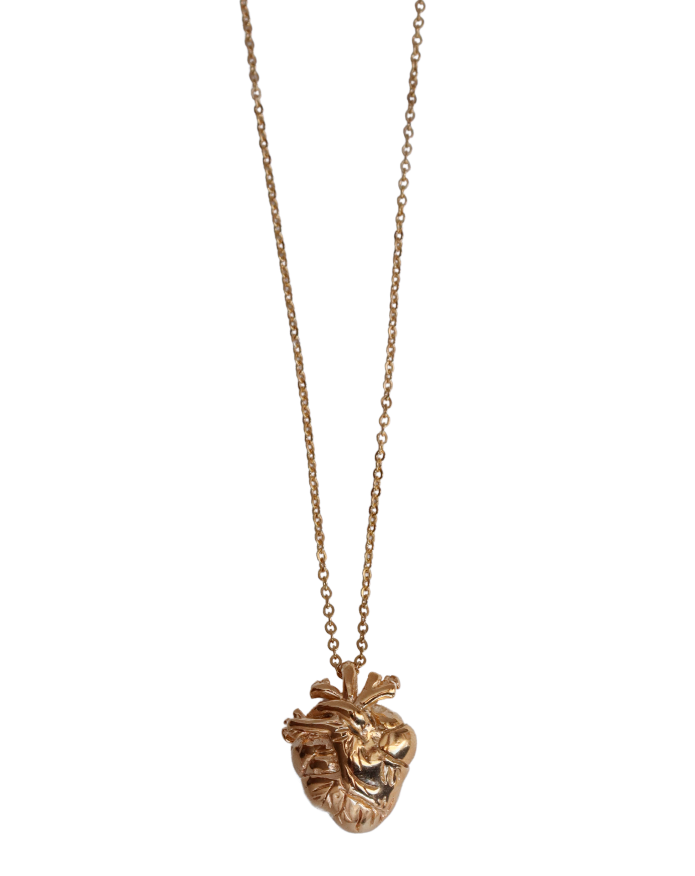COLLAR REAL HEART DORADO