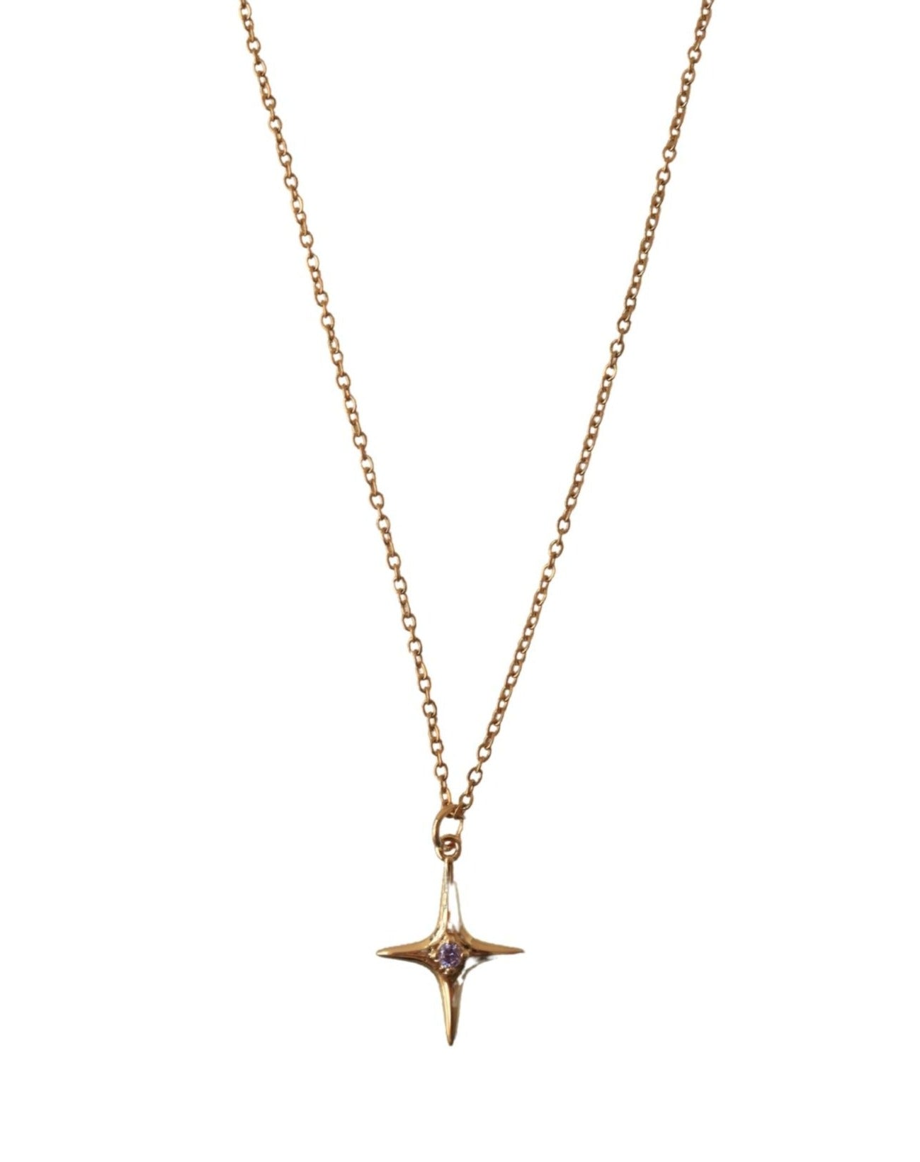 COLLAR BRILLO MORADO