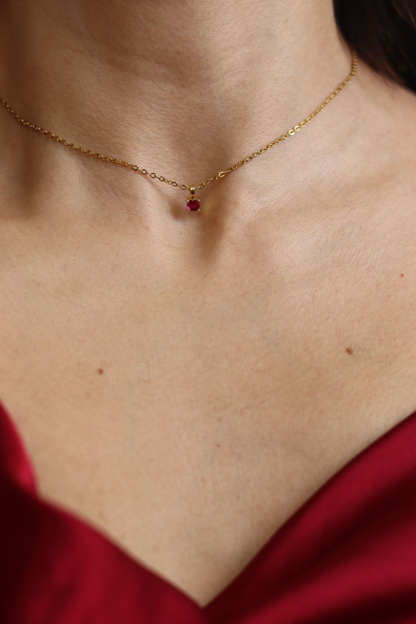 COLLAR SPECIAL ZIRCONIA RUBI