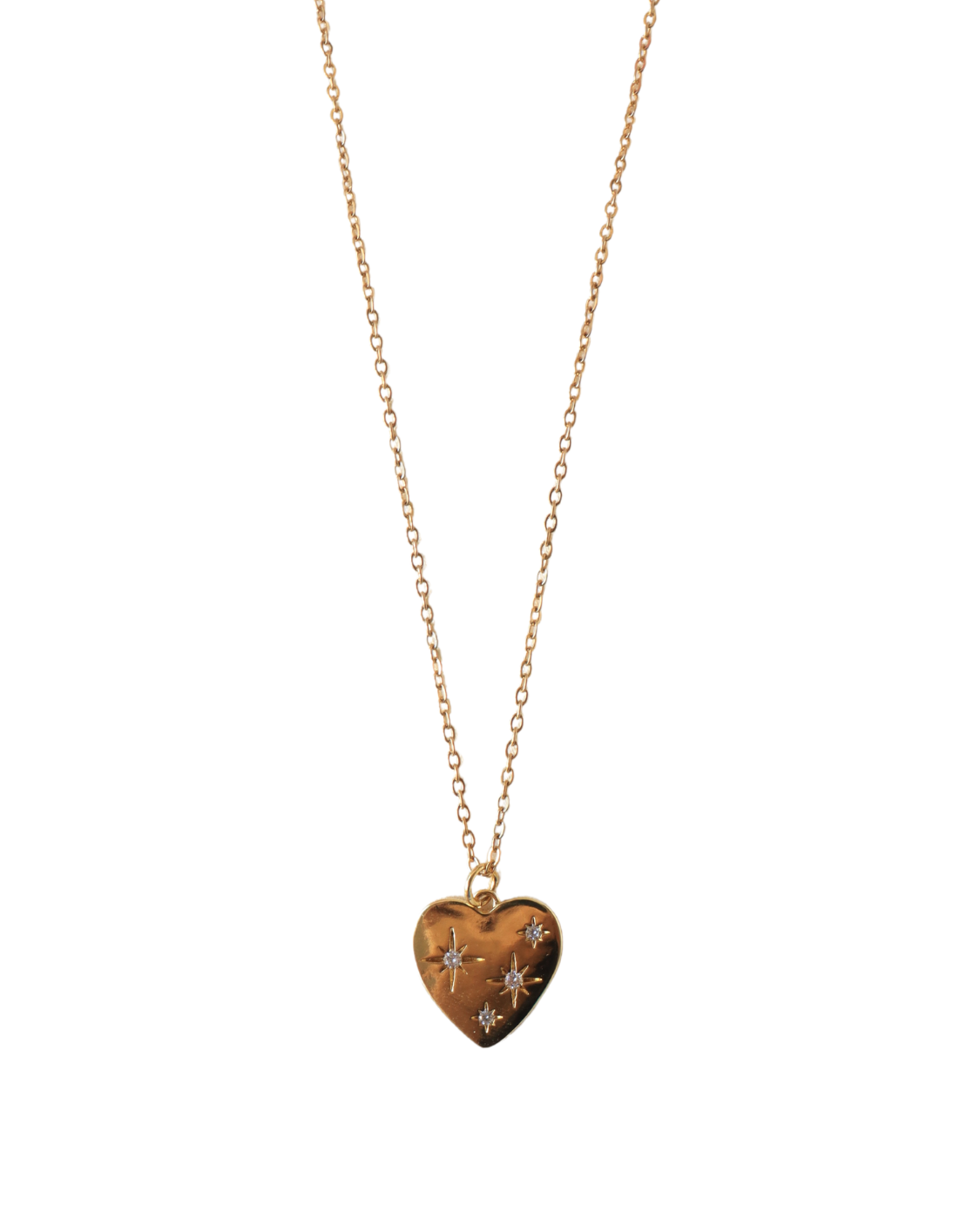 COLLAR CORAZÓN ESTRELLAS