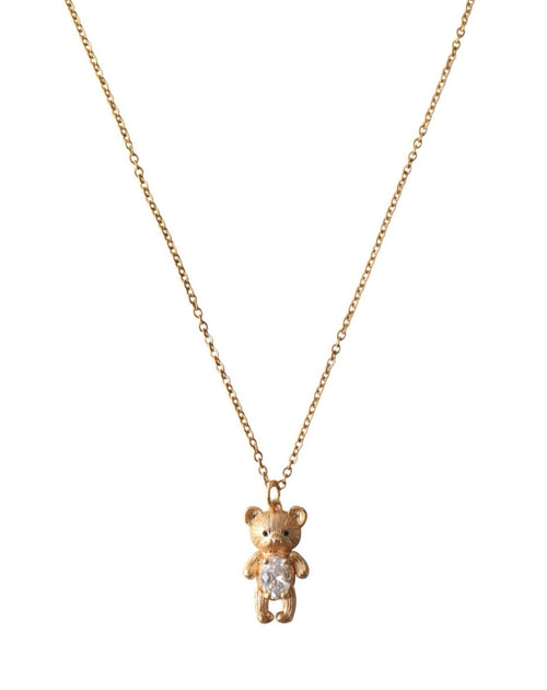 COLLAR TEDDY BEAR PLATA